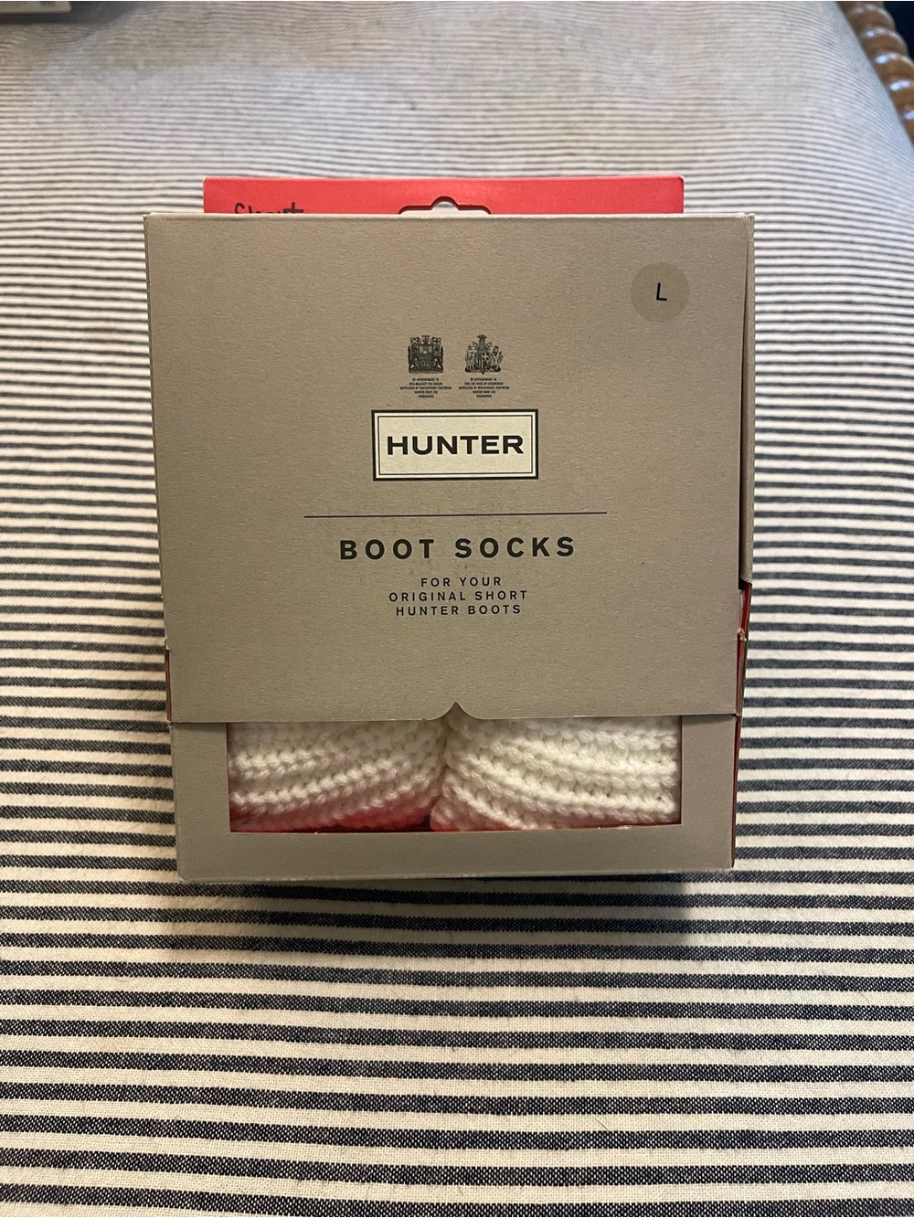Hunter White Boot Socks